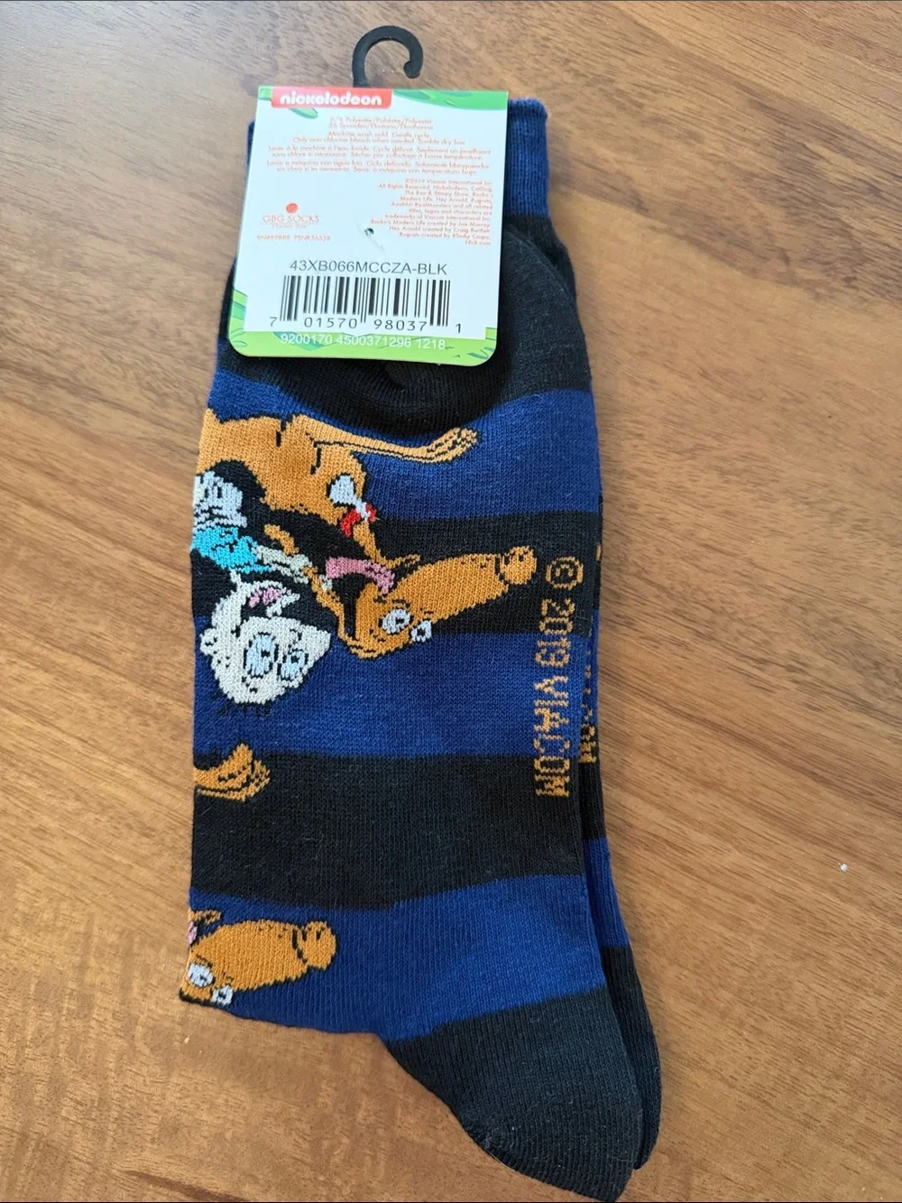 Nickelodeon Rugrats Striped Socks - M6-12